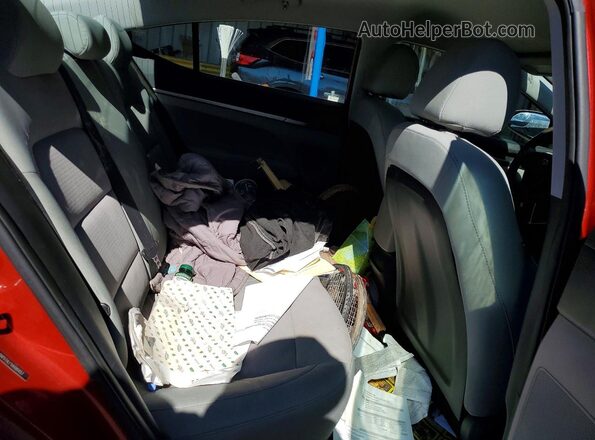 5NPD74LF1HH081657 2017 HYUNDAI ELANTRA Темно-бордовый Вид задних сидений