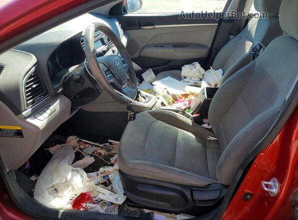 5NPD74LF1HH081657 2017 HYUNDAI ELANTRA Темно-бордовый Вид салона спереди