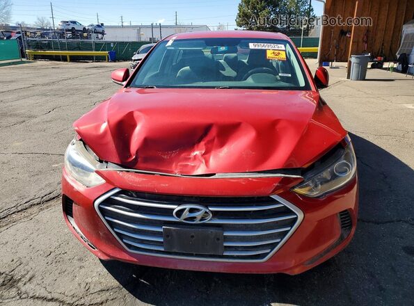 5NPD74LF1HH081657 2017 HYUNDAI ELANTRA Темно-бордовый Вид спереди