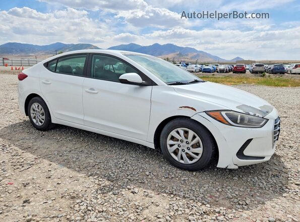 5NPD74LF1HH095543 2017 HYUNDAI ELANTRA Белый Передняя правая четверть