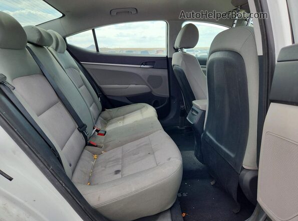 5NPD74LF1HH095543 2017 HYUNDAI ELANTRA Белый Вид задних сидений