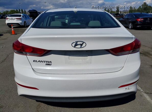 5NPD74LF1HH111823 2017 HYUNDAI ELANTRA White Vista trasera