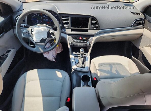 5NPD74LF1HH112714 2017 HYUNDAI ELANTRA Silver Widok deski rozdzielczej