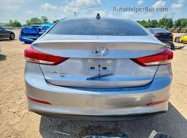 5NPD74LF1HH112714 2017 HYUNDAI ELANTRA Silver Widok z tyłu