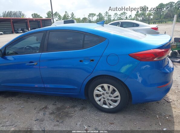 5NPD74LF1HH125754 2017 HYUNDAI ELANTRA Blue Vista frontal