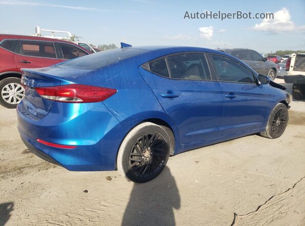 5NPD74LF1HH126273 2017 HYUNDAI ELANTRA Blue Trasero derecho