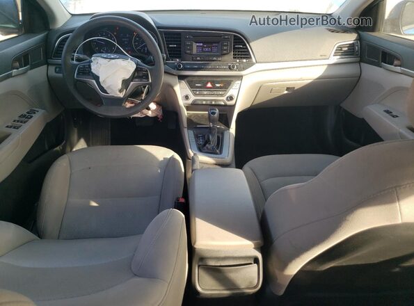5NPD74LF1HH126273 2017 HYUNDAI ELANTRA Blue Vista del salpicadero
