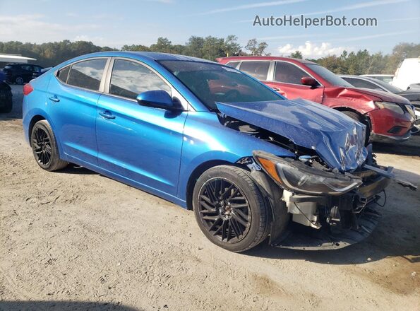 5NPD74LF1HH126273 2017 HYUNDAI ELANTRA Blue Delantero derecho