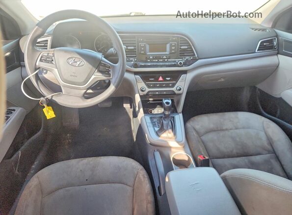 5NPD74LF1HH168250 2017 HYUNDAI ELANTRA Silver Widok deski rozdzielczej