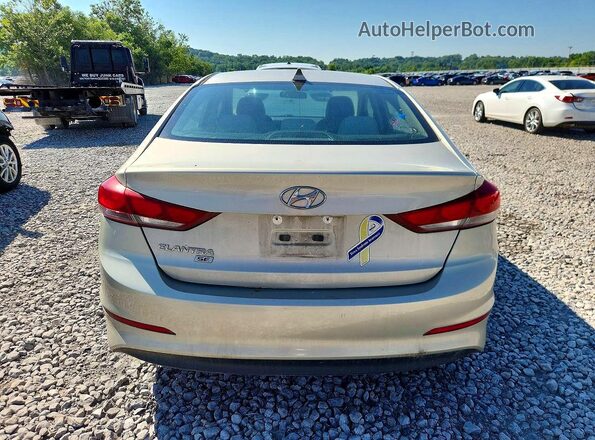 5NPD74LF1HH170659 2017 HYUNDAI ELANTRA Silver Widok z tyłu