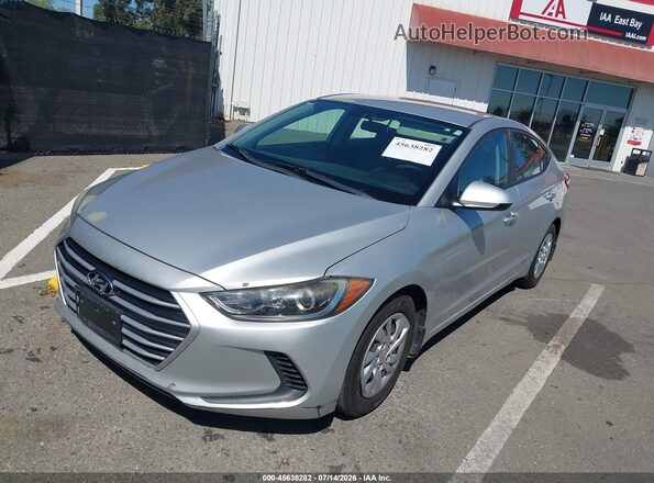 5NPD74LF1HH189003 2017 HYUNDAI ELANTRA Серебряный Передняя левая четверть