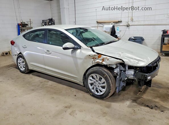 5NPD74LF1HH191530 2017 HYUNDAI ELANTRA Желто-коричневый Передняя правая четверть