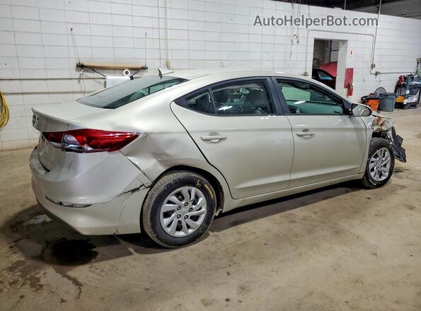 5NPD74LF1HH191530 2017 HYUNDAI ELANTRA Желто-коричневый Задняя правая четверть