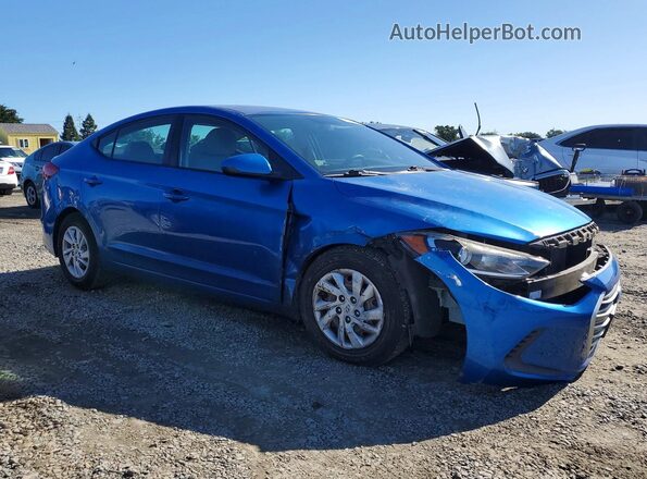 5NPD74LF1HH201814 2017 HYUNDAI ELANTRA Blue წინა მარჯვენა