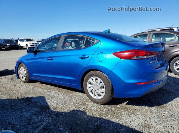 5NPD74LF1HH201814 2017 HYUNDAI ELANTRA Blue უკანა მარცხენა