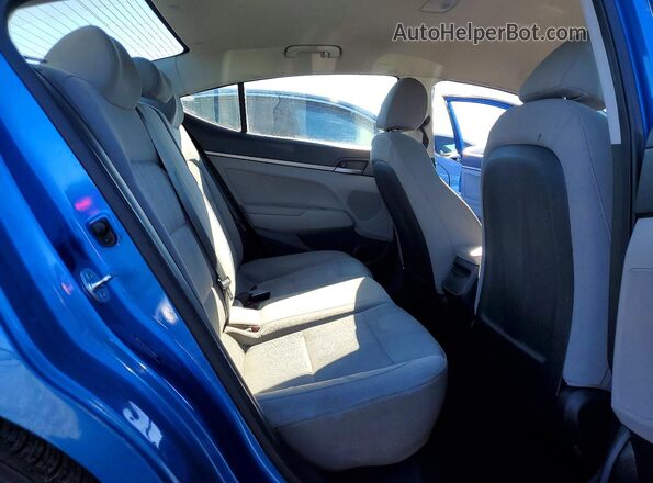 5NPD74LF1HH201814 2017 HYUNDAI ELANTRA Blue უკანა სავარძლების ხედი