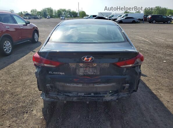 5NPD74LF1JH298339 2018 HYUNDAI ELANTRA Black Rear view