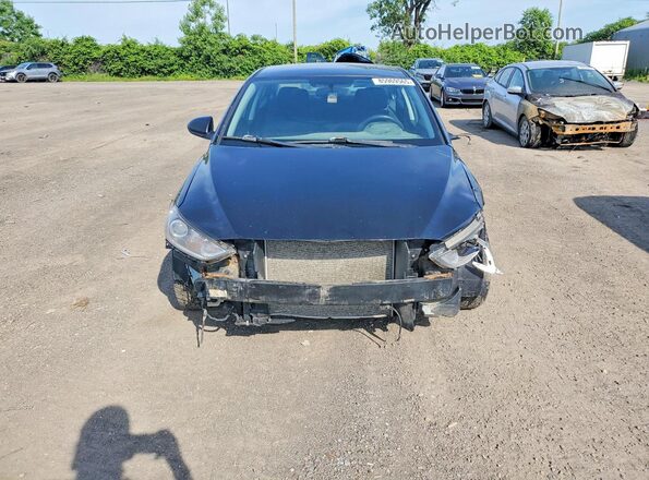 5NPD74LF1JH298339 2018 HYUNDAI ELANTRA Black Front view
