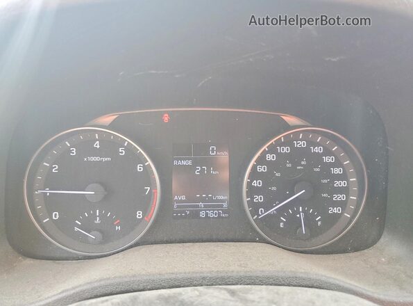 5NPD74LF1JH298339 2018 HYUNDAI ELANTRA Black Instrument cluster view