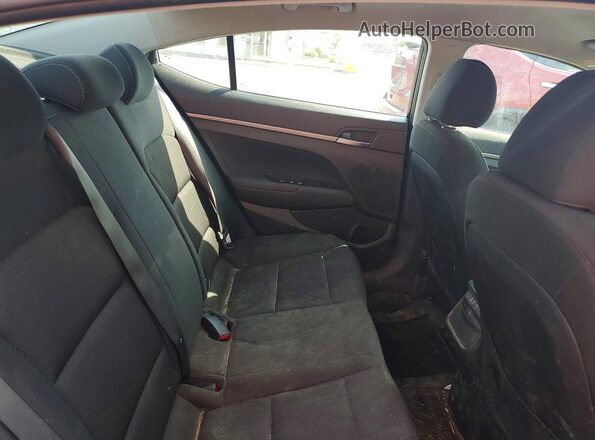 5NPD74LF1JH298339 2018 HYUNDAI ELANTRA Black Rear seats view