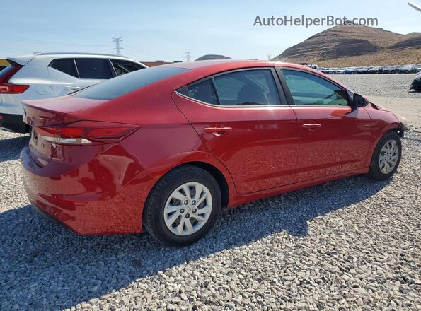 5NPD74LF1JH326995 2018 HYUNDAI ELANTRA Red უკანა მარჯვენა