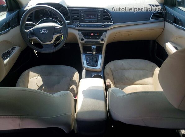 5NPD74LF1JH326995 2018 HYUNDAI ELANTRA Red წინა პანელის ხედი