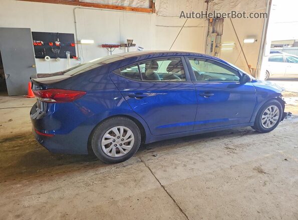 5NPD74LF1JH353579 2018 HYUNDAI ELANTRA Blue Rear right