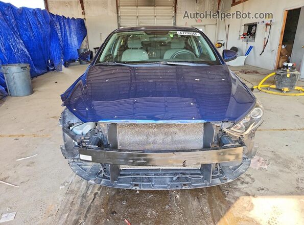 5NPD74LF1JH353579 2018 HYUNDAI ELANTRA Blue Front view