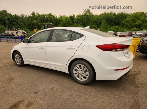 5NPD74LF1JH390695 2018 HYUNDAI ELANTRA White Trasero izquierdo