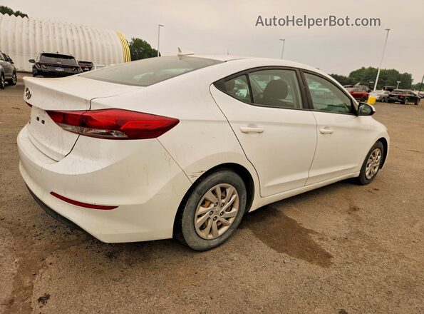 5NPD74LF1JH390695 2018 HYUNDAI ELANTRA White Trasero derecho