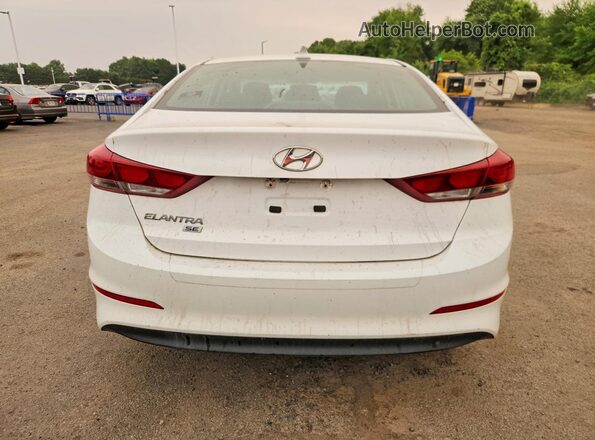 5NPD74LF1JH390695 2018 HYUNDAI ELANTRA White Vista trasera