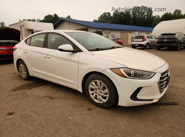 5NPD74LF1JH390695 2018 HYUNDAI ELANTRA White Delantero derecho