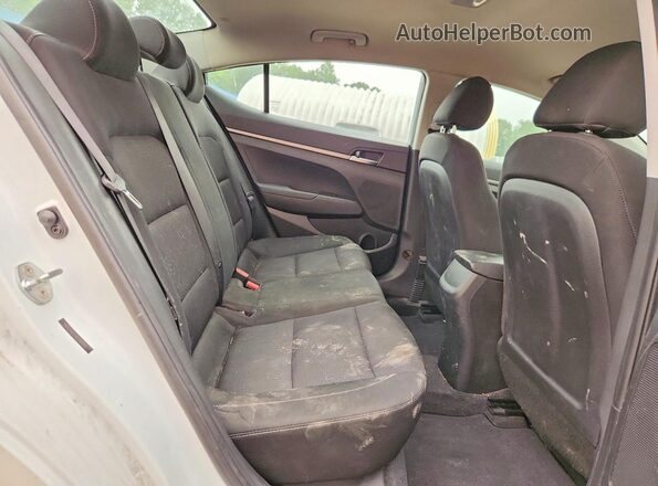 5NPD74LF1JH390695 2018 HYUNDAI ELANTRA White Vista de los asientos traseros