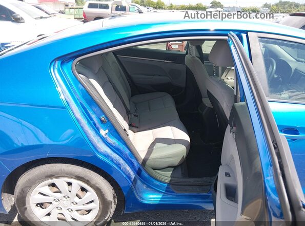 5NPD74LF1JH398571 2018 HYUNDAI ELANTRA Blue VIN sticker view