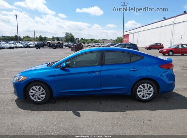 5NPD74LF1JH398571 2018 HYUNDAI ELANTRA Blue 360 interior view