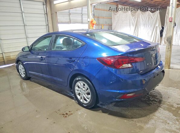 5NPD74LF1KH416262 2019 HYUNDAI ELANTRA Blue Tył lewy
