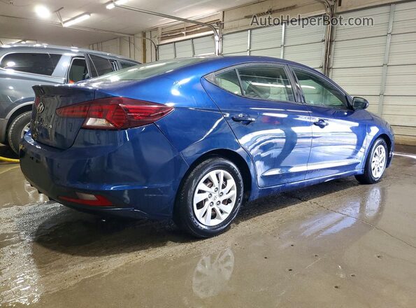5NPD74LF1KH416262 2019 HYUNDAI ELANTRA Blue Tył prawy