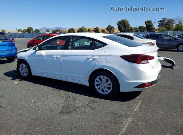 5NPD74LF1KH419386 2019 HYUNDAI ELANTRA White Tył lewy