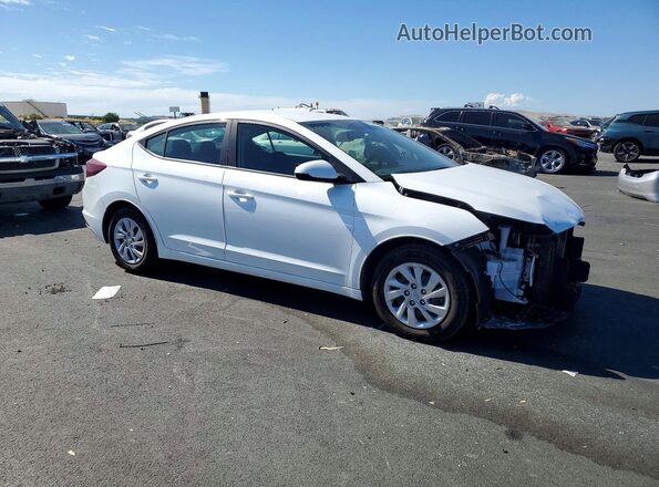 5NPD74LF1KH419386 2019 HYUNDAI ELANTRA White Przód prawy