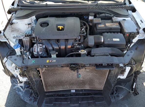 5NPD74LF1KH419386 2019 HYUNDAI ELANTRA White Widok wnętrza z tyłu