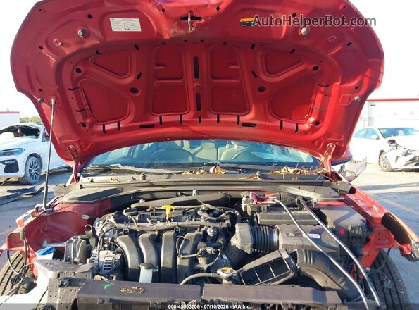 5NPD74LF1KH428668 2019 HYUNDAI ELANTRA Red Вид ззаду