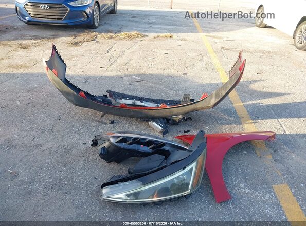 5NPD74LF1KH428668 2019 HYUNDAI ELANTRA Red Вид щитка приладів