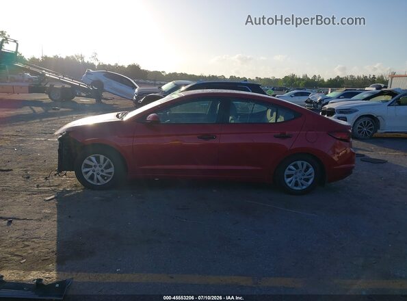 5NPD74LF1KH428668 2019 HYUNDAI ELANTRA Red 