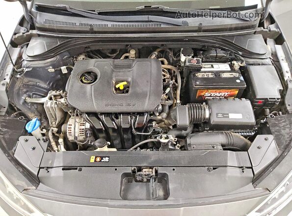 5NPD74LF1KH434440 2019 HYUNDAI ELANTRA Серый Вид задней части салона