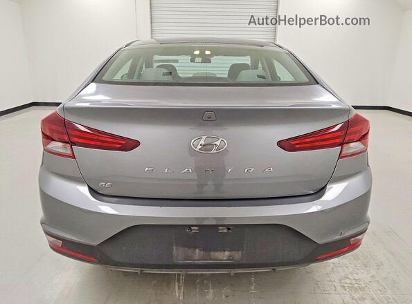5NPD74LF1KH434440 2019 HYUNDAI ELANTRA Серый Вид сзади