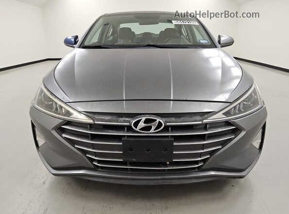 5NPD74LF1KH434440 2019 HYUNDAI ELANTRA Серый 