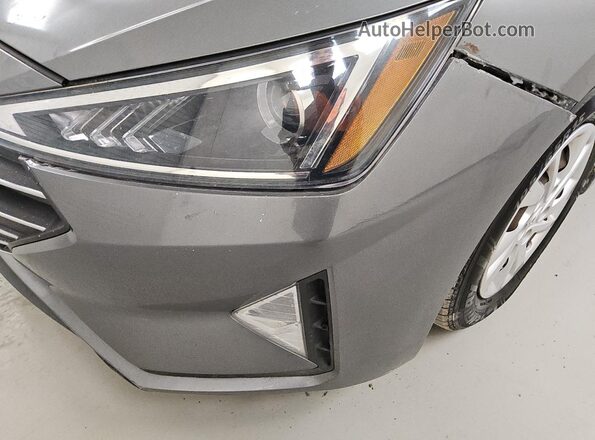 5NPD74LF1KH434440 2019 HYUNDAI ELANTRA Серый 