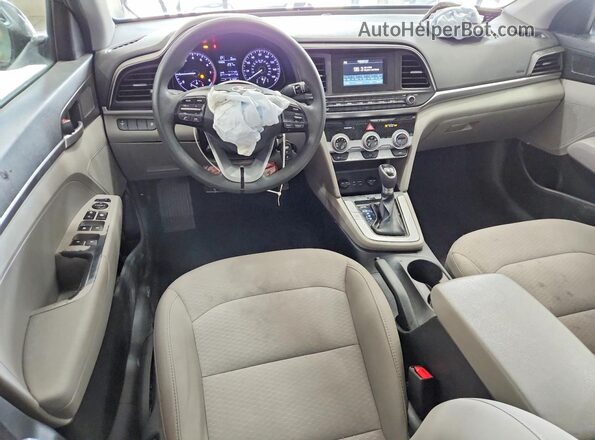 5NPD74LF1KH459466 2019 HYUNDAI ELANTRA Gray Vista del salpicadero