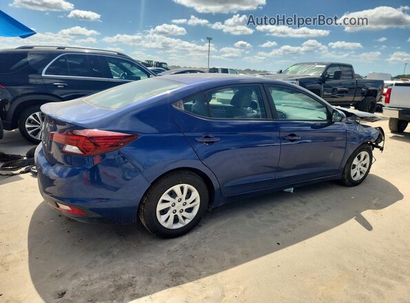 5NPD74LF1KH481161 2019 HYUNDAI ELANTRA Blue უკანა მარჯვენა