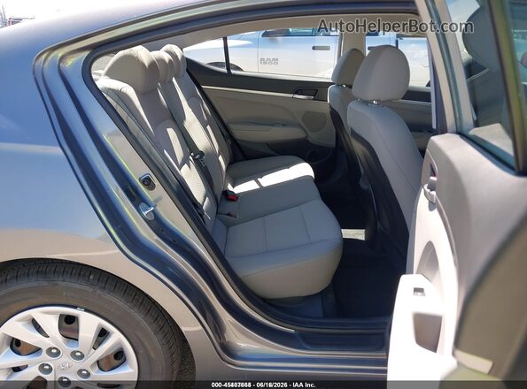 5NPD74LF1KH486036 2019 HYUNDAI ELANTRA Gray VIN sticker view